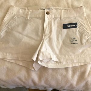 New  With Tags Old Navy White Shorts